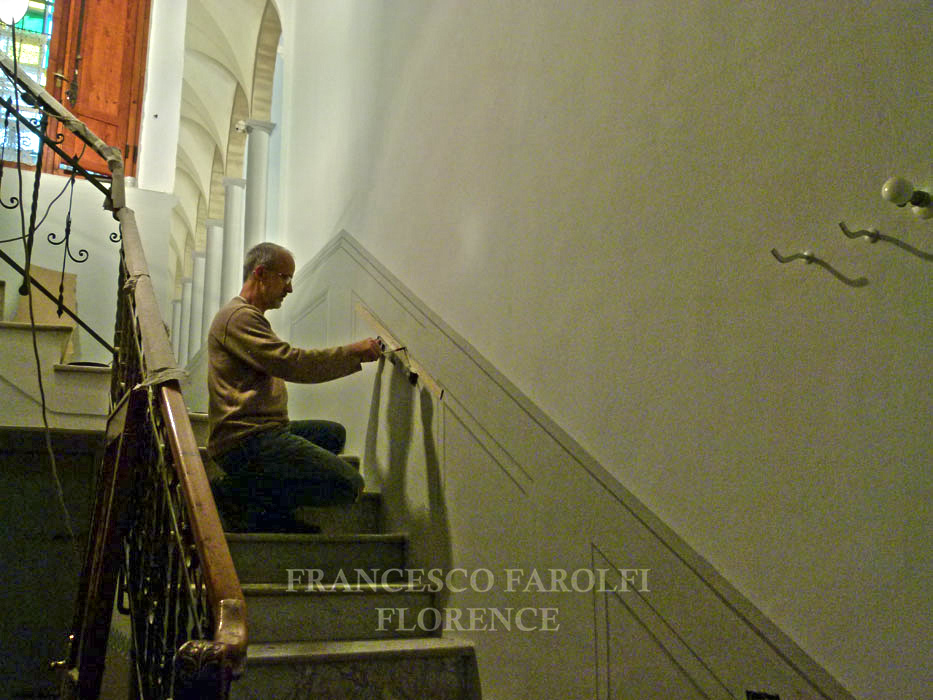 Decorazione murale a trompe l’œil