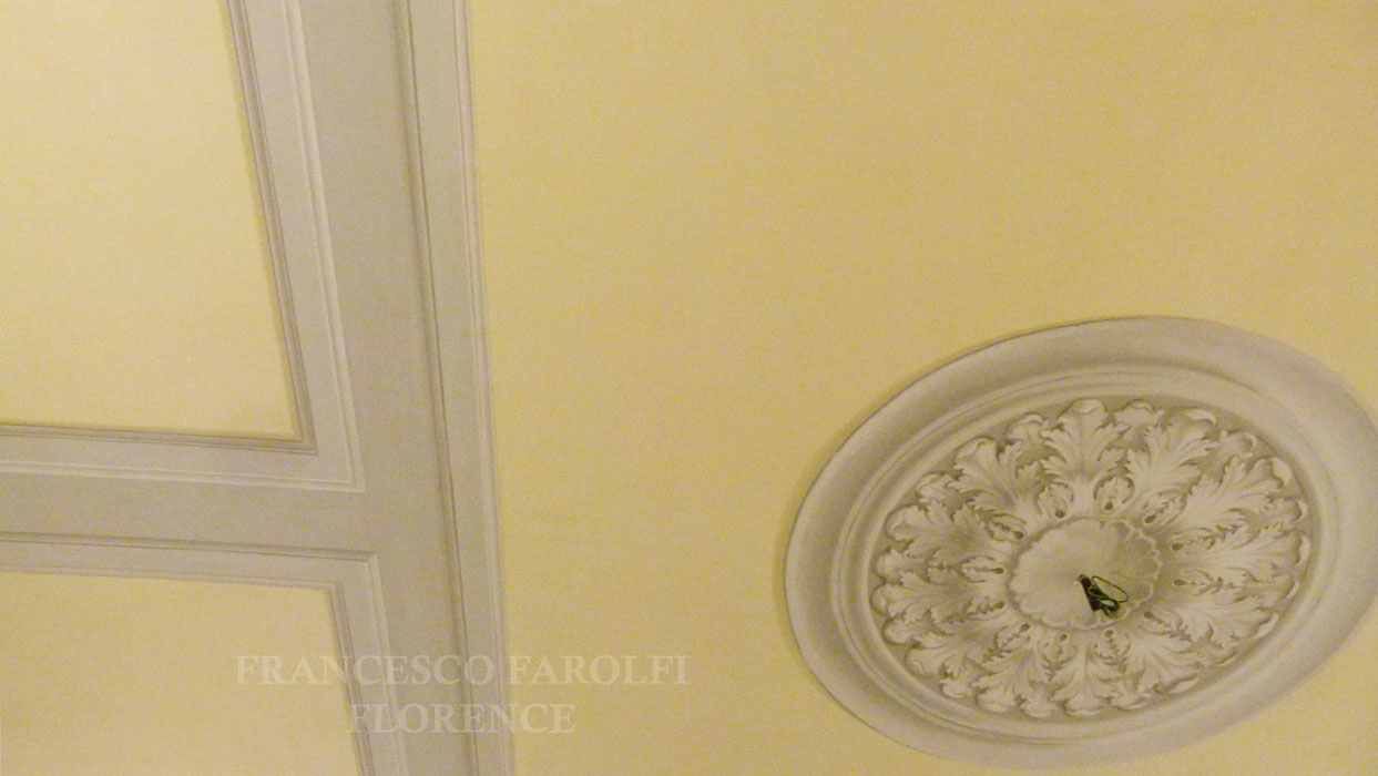 Decorazione a trompe l’œil su soffitto