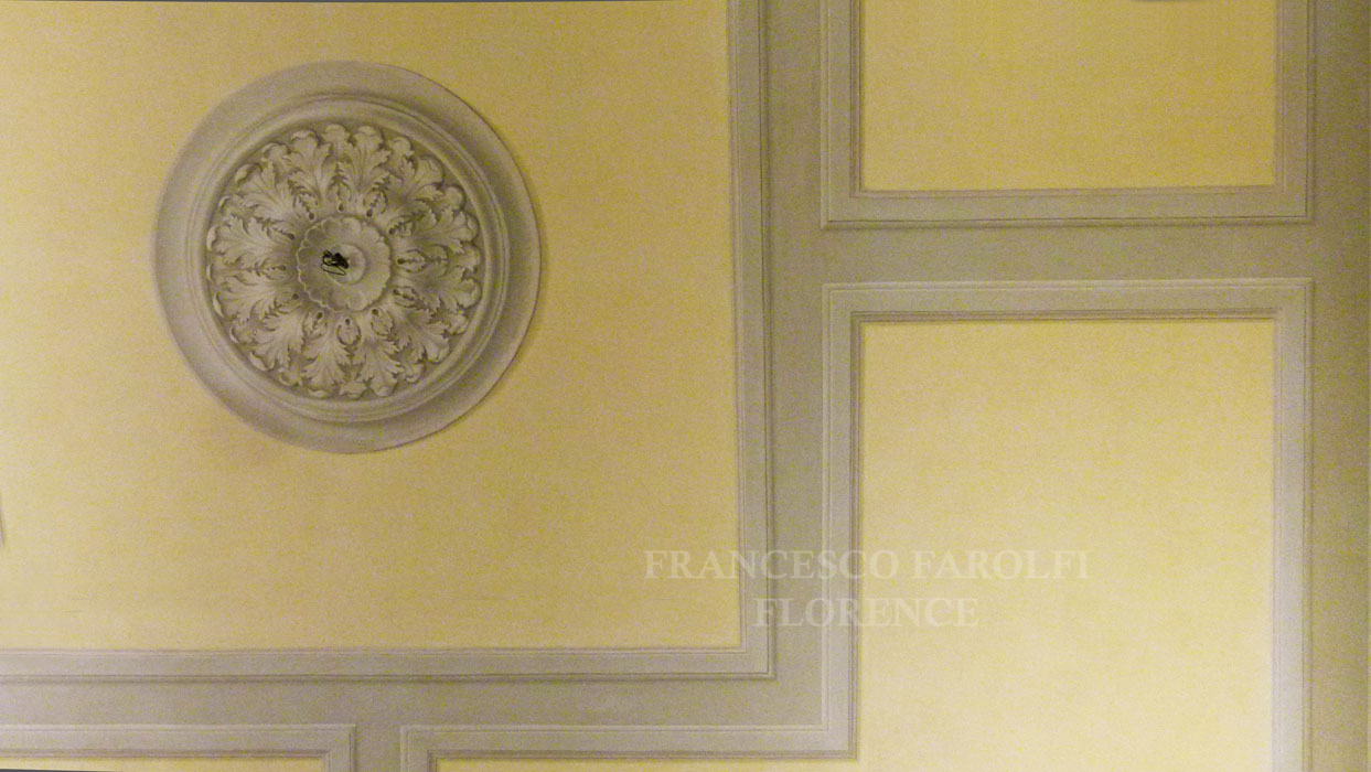 Decorazione a trompe l’œil su soffitto