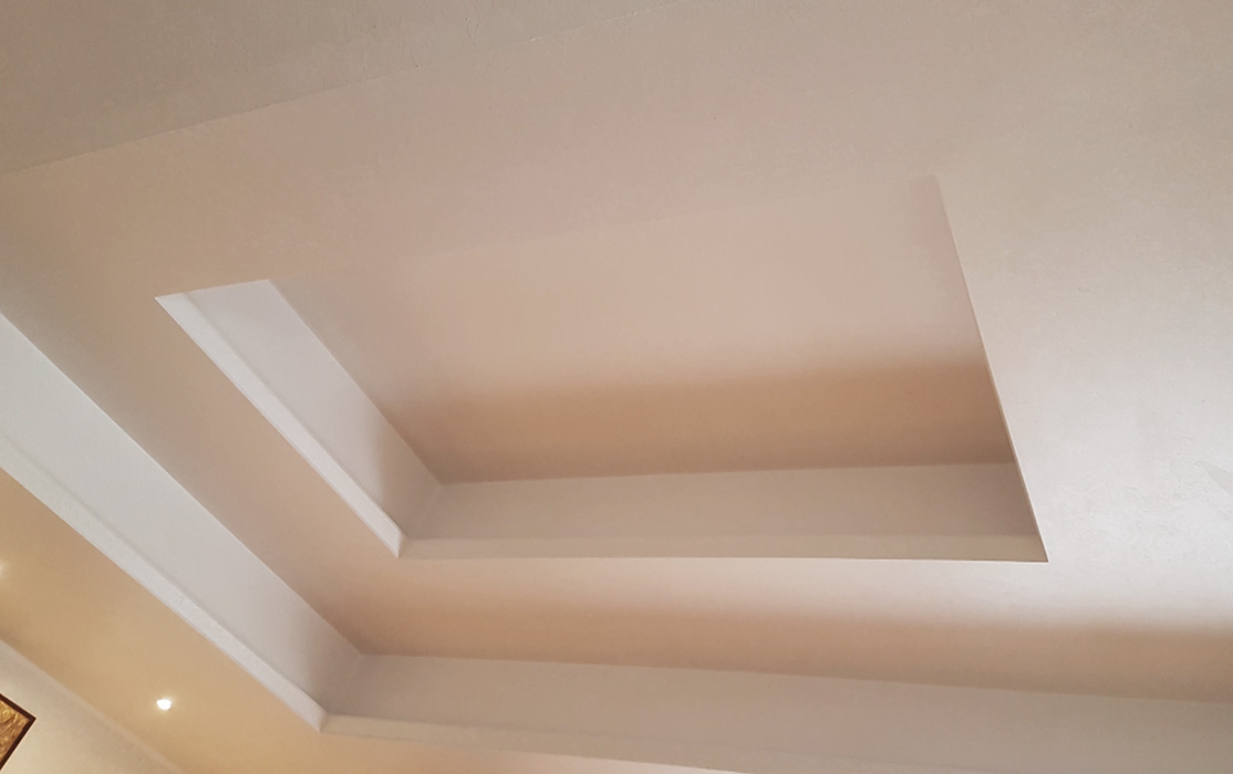 Decorazione a trompe l’œil su soffitto